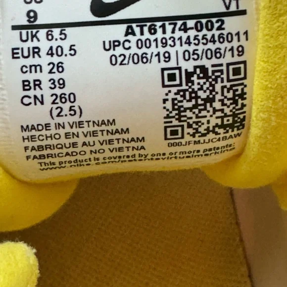 Nike Womens Air Max 270 React Blue Red Athletic Shoes Sneaker AT6174-002 Size 9 - Picture 8 of 8